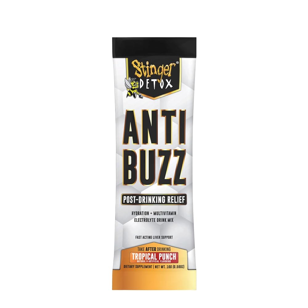 Stinger Detox Anti-Buzz Post-Celebration Drink Mix - 1 Pack - image 4