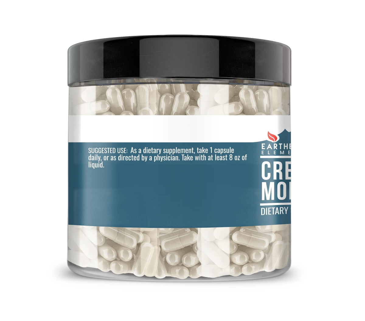 Earthborn Elements Creatine Monohydrate - 200 Capsules - image 3