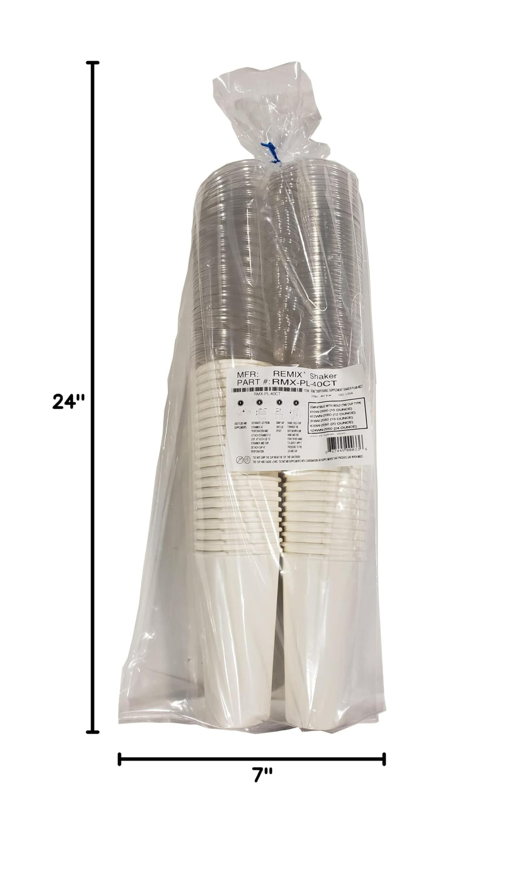 REMIX Disposable Supplement Shaker - 40 Count - image 5