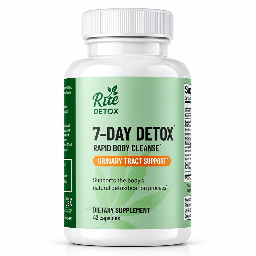 RiteDetox 7-Day Detox and Cleanse for Heavy Users - 42 Capsules