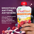 FastBlast Fruit Smoothie Pouches Banana Berry - 12 Pack - image 6
