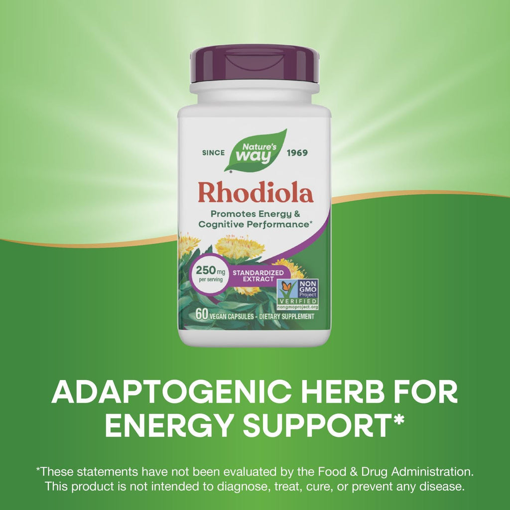 Nature's Way Rhodiola 250mg - 60 Capsules - image 4