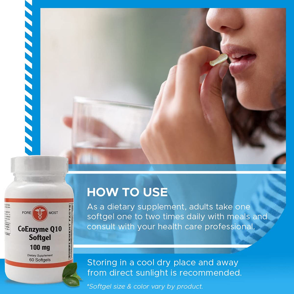 Holistic Health CoEnzyme Q10 100 mg - 60 Softgels - image 5