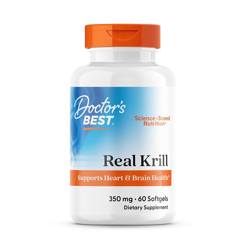 Doctor's BEST Real Krill Oil 350 mg - 60 Softgels