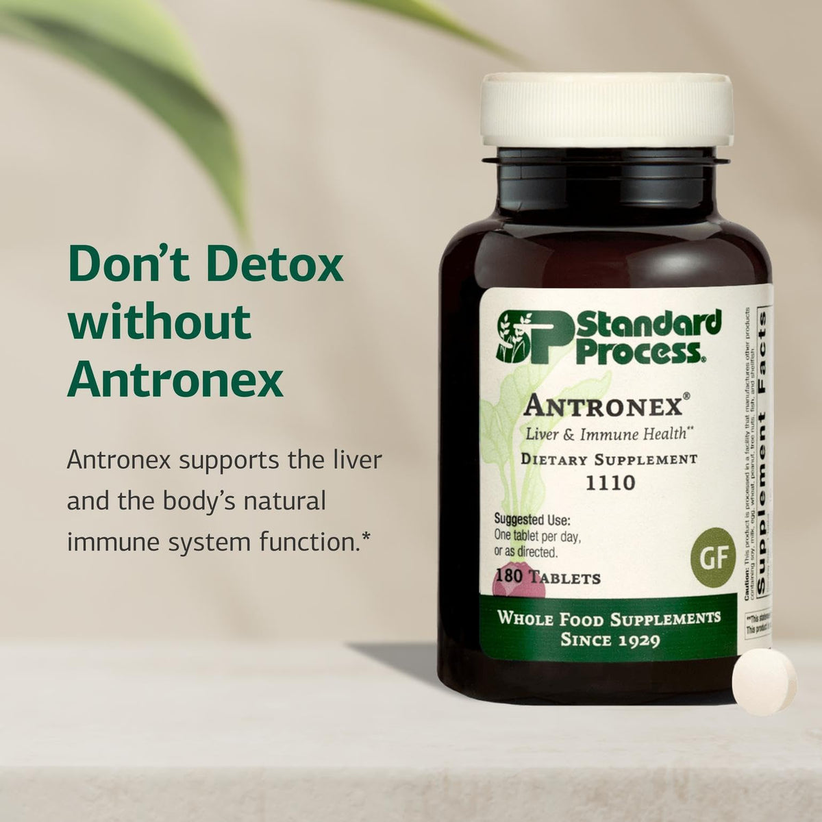 Standard Process Antronex Liver Health Dietary Supplement - 180 Tablets - image 3