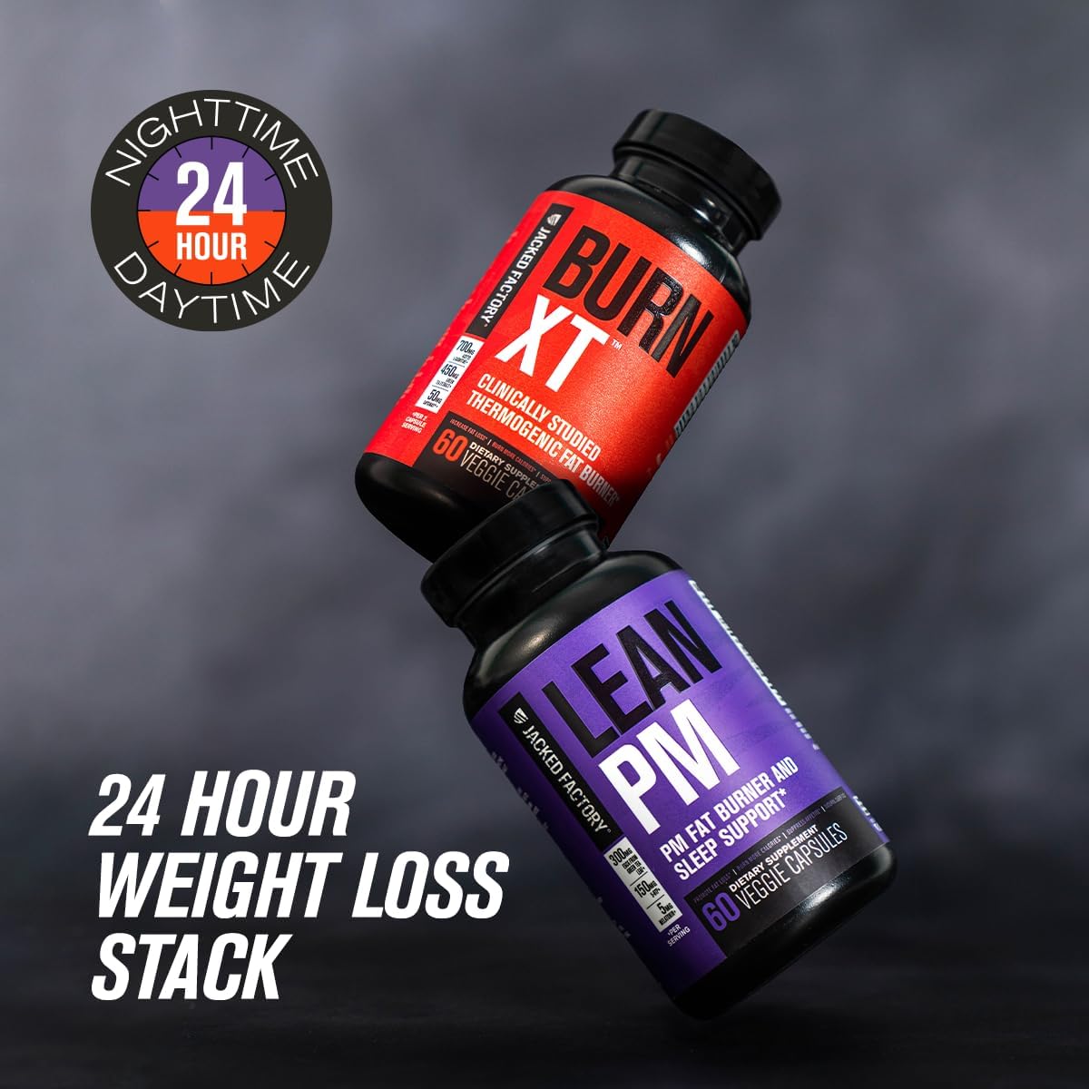 Jacked Factory Lean PM Night Time Fat Burner Sleep Aid - 120 Capsules - image 7