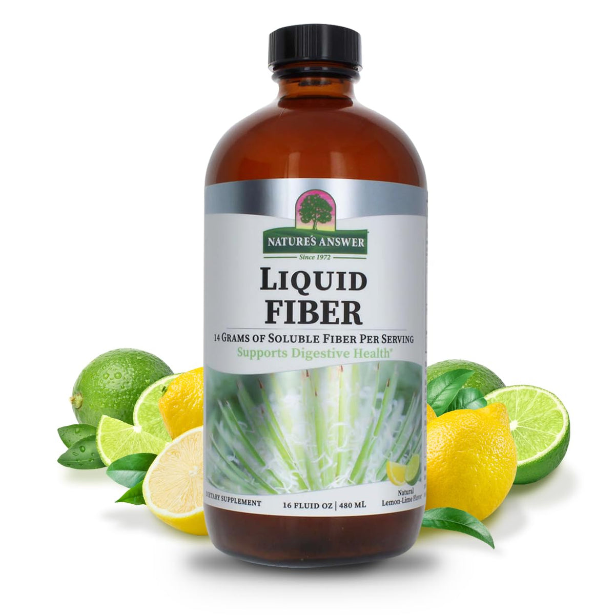 Nature's Answer Fiber Drink Lemon Lime - 16 Fl Oz