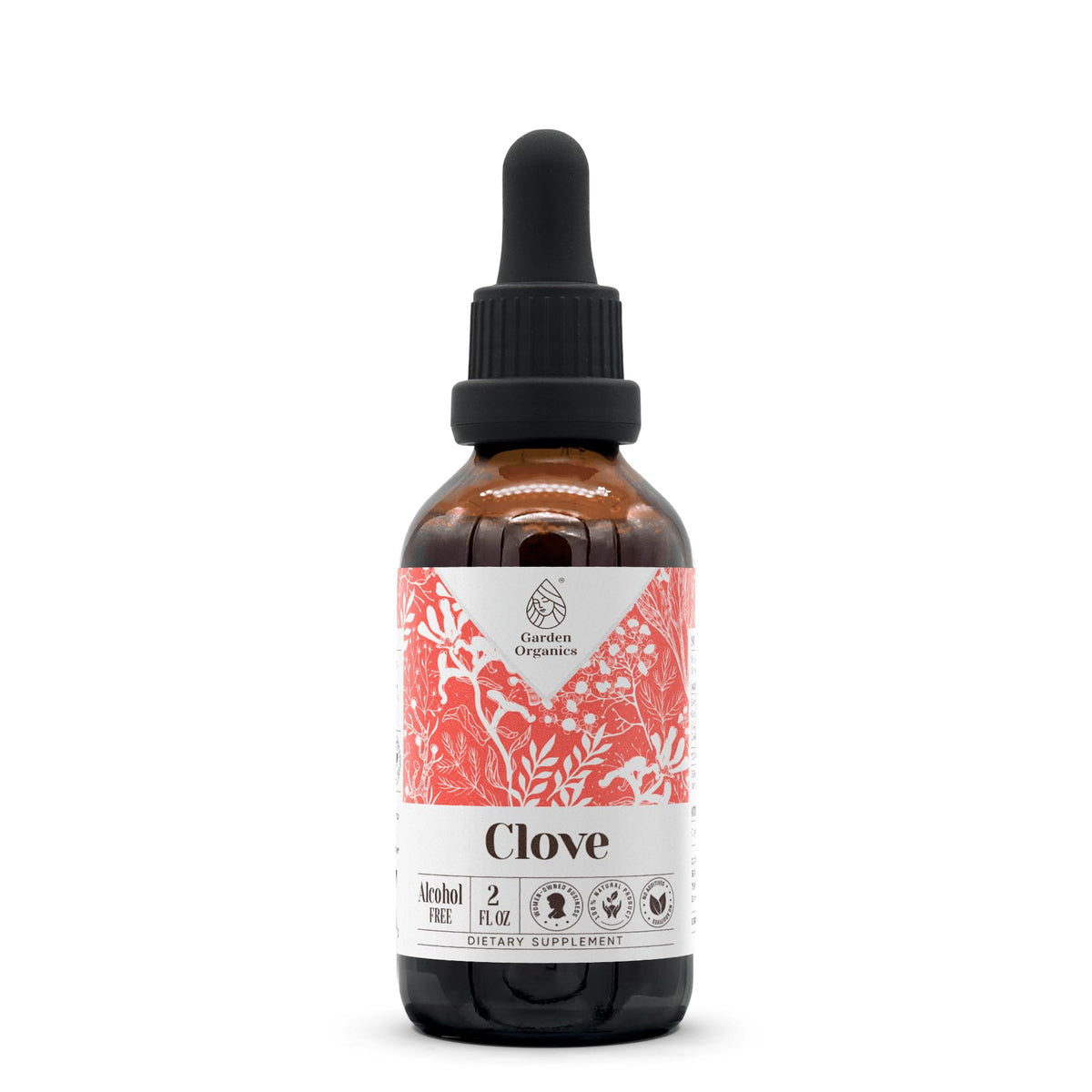 Garden Organics Clove Alcohol-Free Natural Tincture Extract