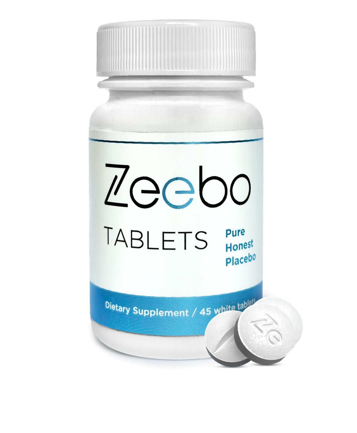 Zeebo Placebo Pills - Choose Tablet or Capsule Form