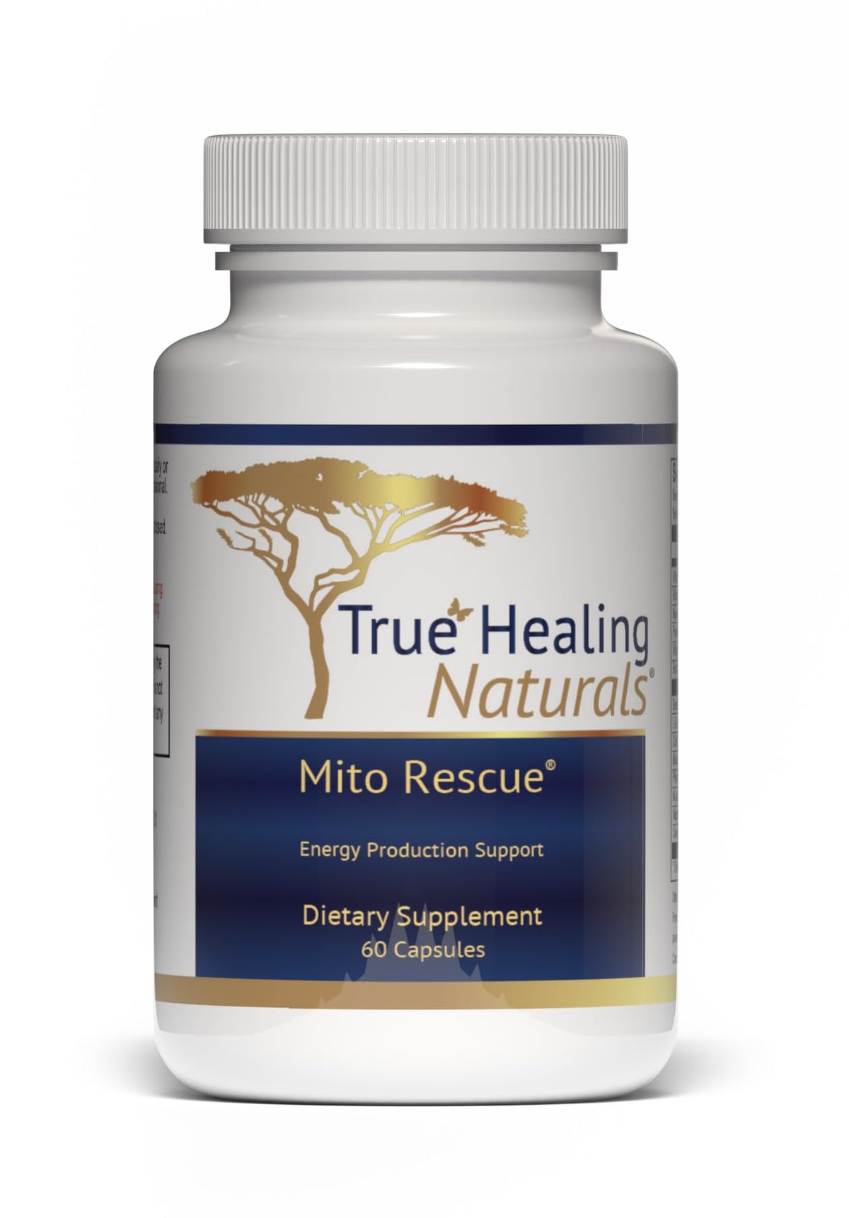 True Healing Naturals Mito Rescue Mitochondrial Support - 60 Vegetarian Capsules