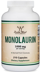 Double Wood Supplements Monolaurin 1,000mg Immune Support - 210 Capsules - image 5