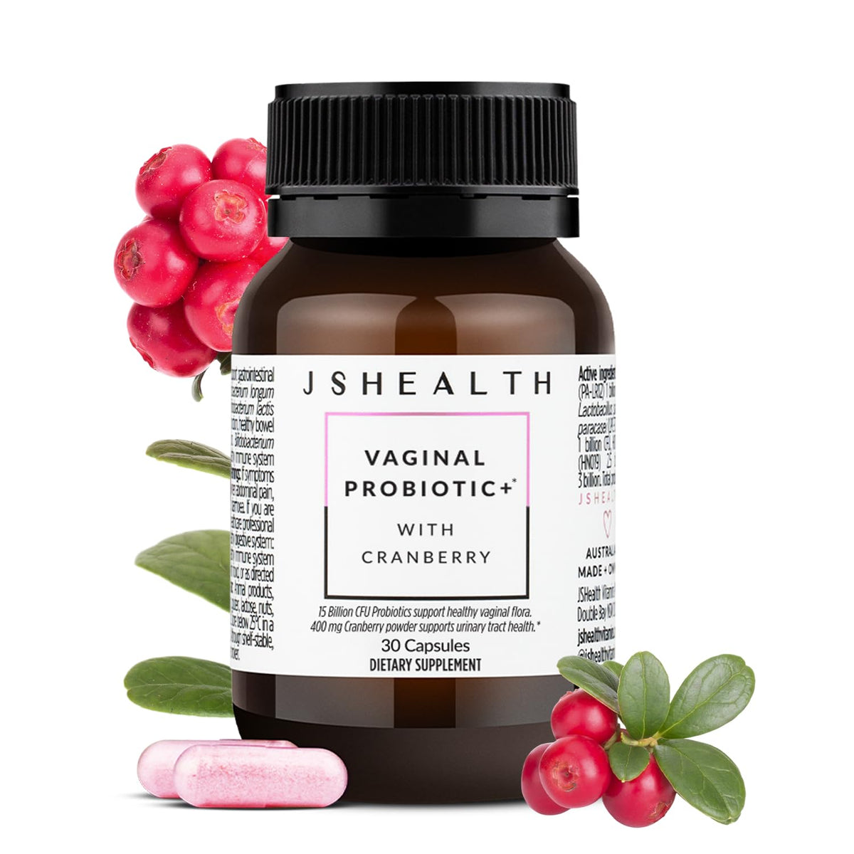 JSHealth Vaginal Probiotic for Women - 30 Capsules