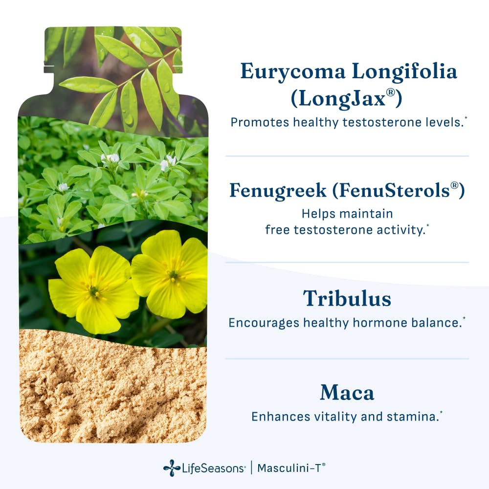 LifeSeasons Masculini-T Testosterone Support - 90 Capsules - image 4