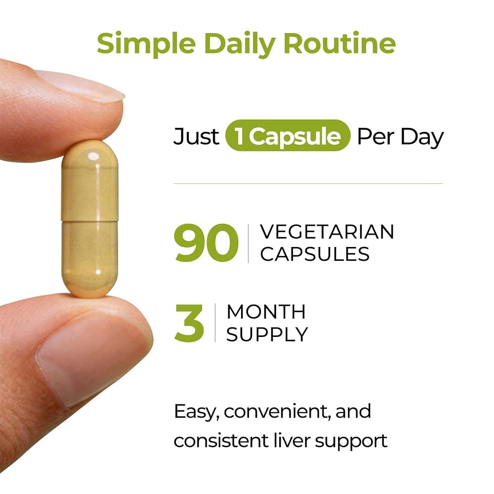 OxyEnergy Milk Thistle Liver Support Supplement