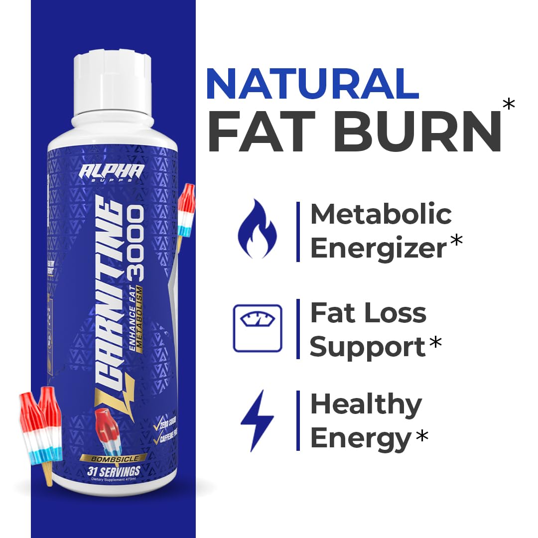 Alpha Supps - L-Carnitine 3000 mg Liquid