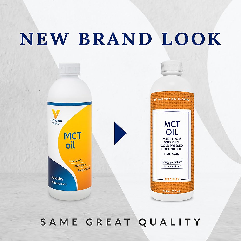 The Vitamin Shoppe MCT Oil 100% Pure Liquid - 24 Fl Oz - image 2