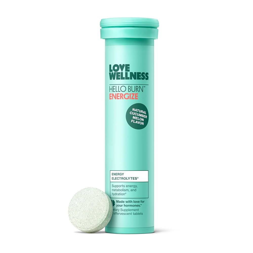 Love Wellness Hello Burn Energize B Vitamins & Electrolytes - 12 Tablets