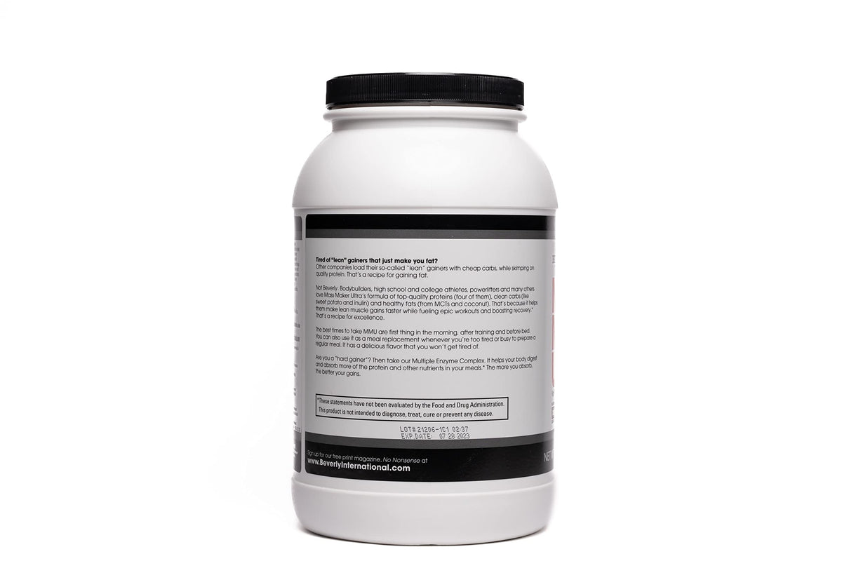 Beverly International Mass Maker Ultra Weight Gainer Chocolate - 3 lb - image 2