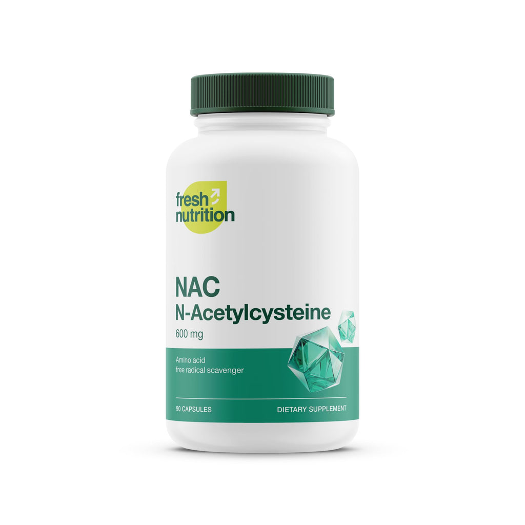 Fresh Nutrition NAC N-Acetyl Cysteine 600mg - 90 Capsules