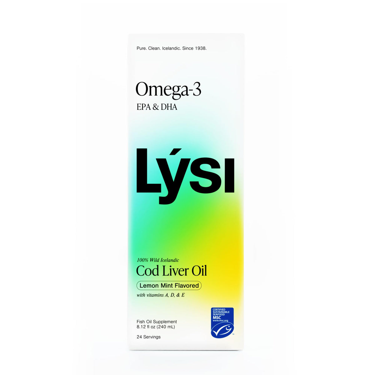 LYSI Icelandic Cod Liver Oil Liquid Supplement, Mint - 8.12 fl oz - image 5