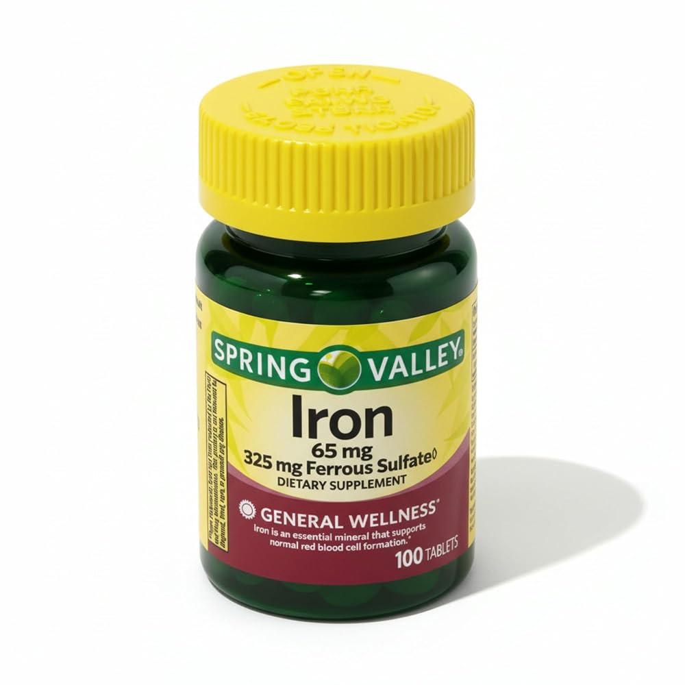 Unique Bundle Iron 65mg Supplement - 100 Tablets