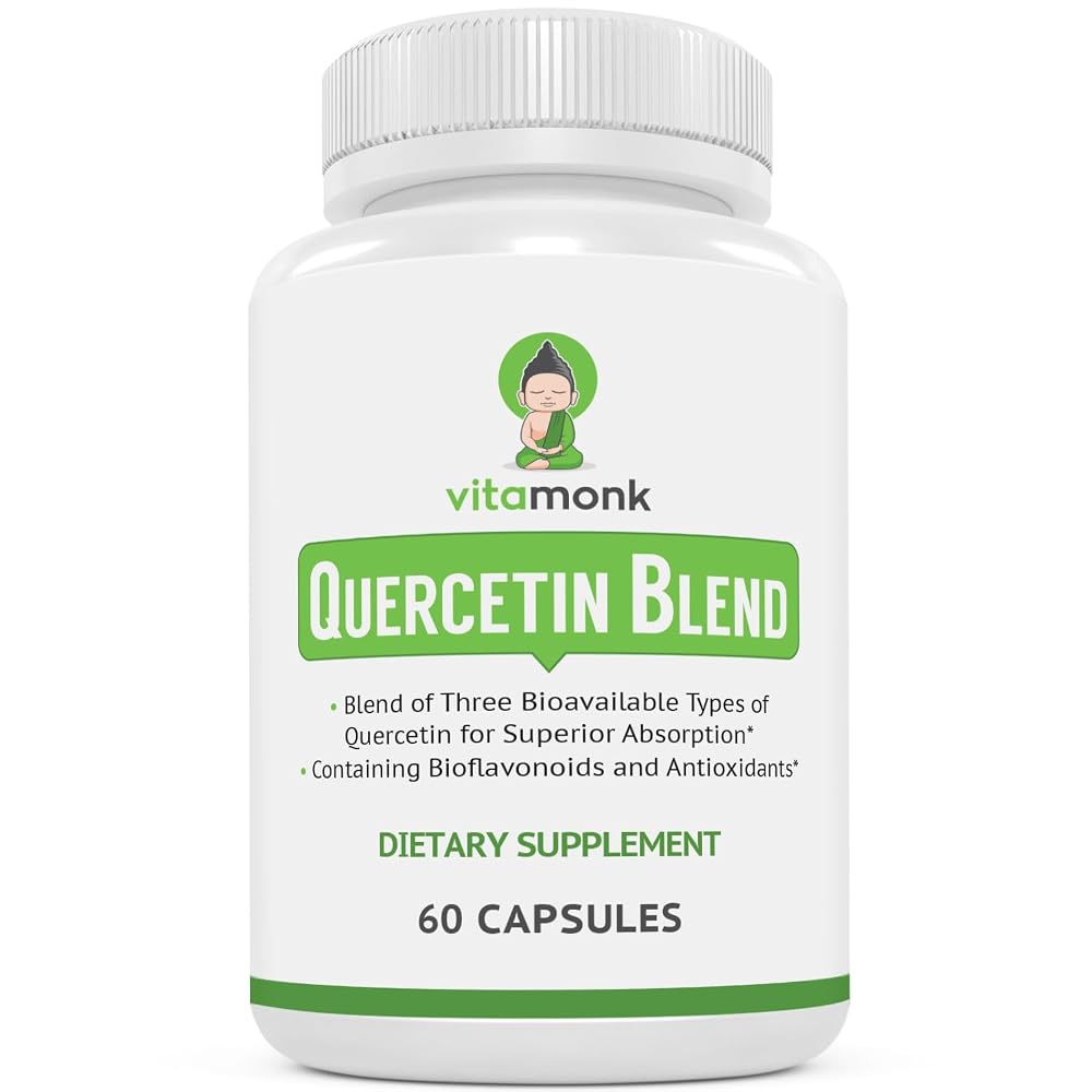 VitaMonk Quercetin with Bromelain Immune Support - 60 Capsules