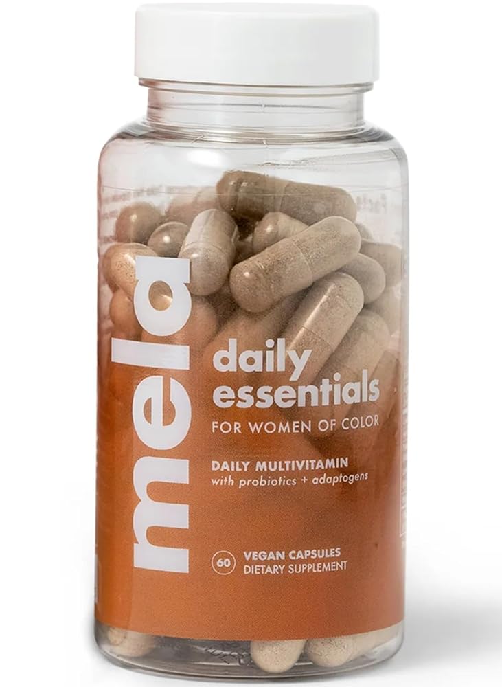 Mela Daily Essentials Multivitamin for Melanated Women - 60 Capsules
