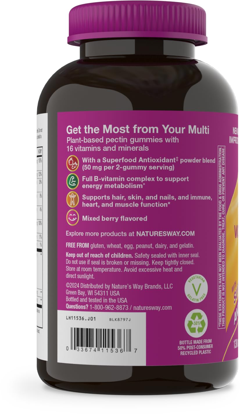Nature's Way Alive! Women's Multivitamin Gummy - 130 Gummies - image 9