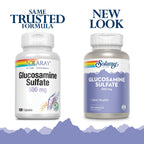 SOLARAY Glucosamine Sulfate 500 mg Joint Support - 120 Capsules - image 2