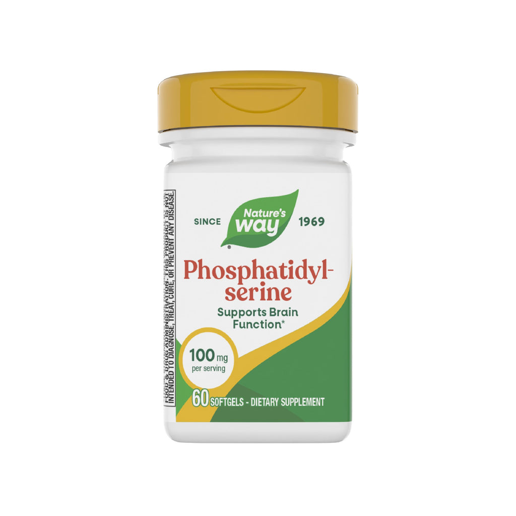Nature's Way Phosphatidylserine Brain Support - 60 Softgels
