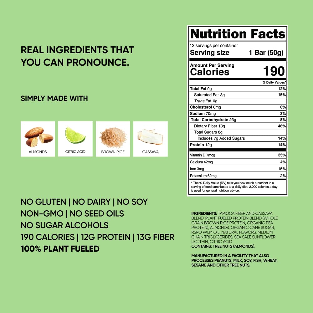 TRUWOMEN TRUBAR Vegan Protein Bar Whipped Key Lime - 12 Count - image 3