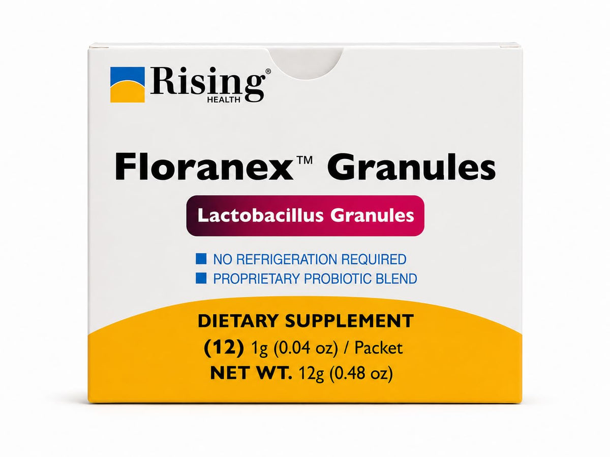 Rising Health Floranex Lactobacillus Probiotic Granules - 12 Packets