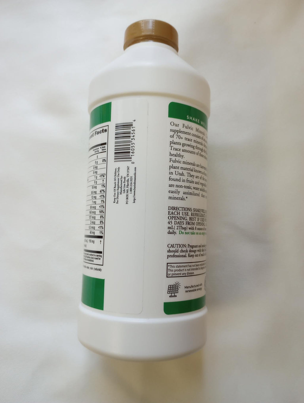 Buried Treasure Liquid Advantage Fulvic Minerals Pure - 33 fl oz - image 9