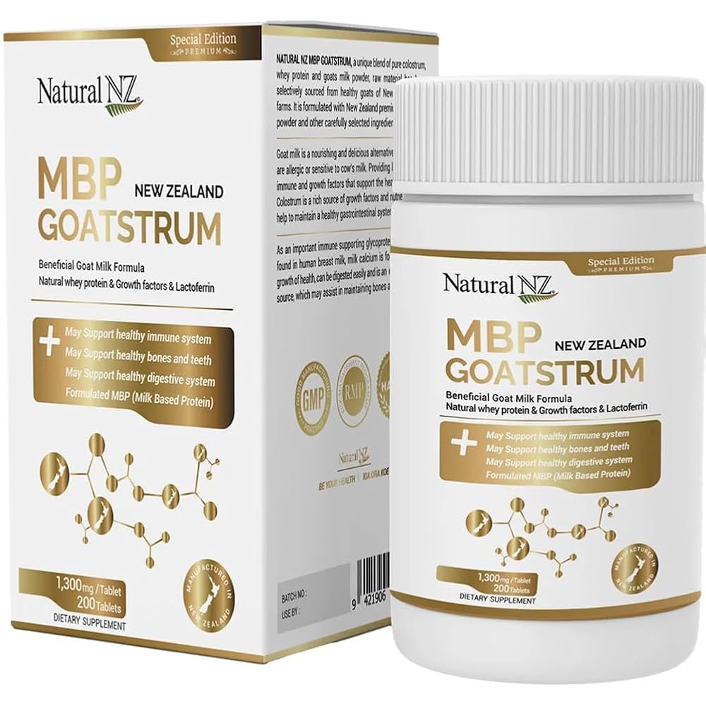 Natural NZ MBP Goatstrum Colostrum & Goat's Milk - 200 Tablets - image 4