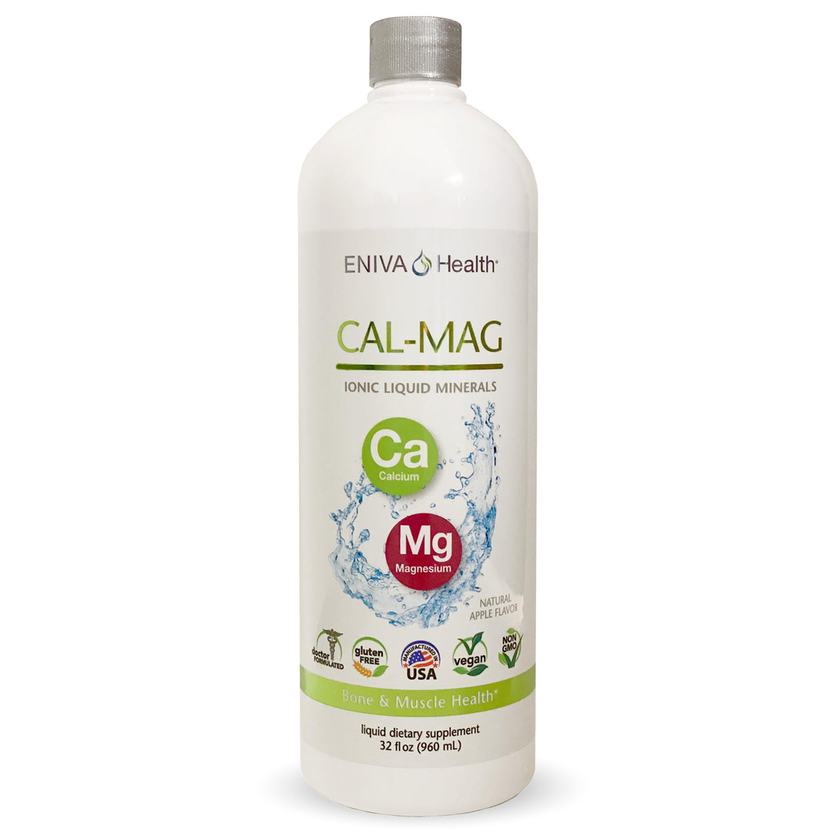 Eniva Liquid Ionic Calcium Magnesium Supplement - 32 Fl Oz
