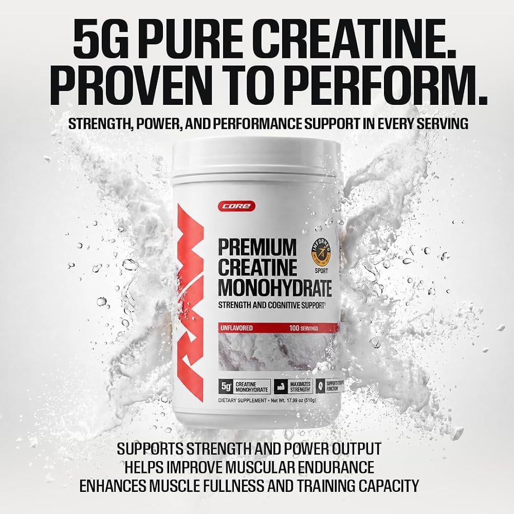 RAW Nutrition Creatine Monohydrate Powder