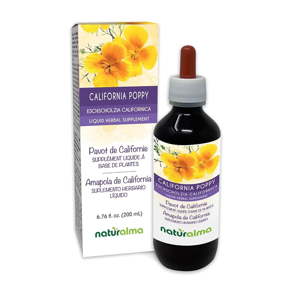 Naturalma Eschscholzia californica Herb Tincture - 6.76 fl oz