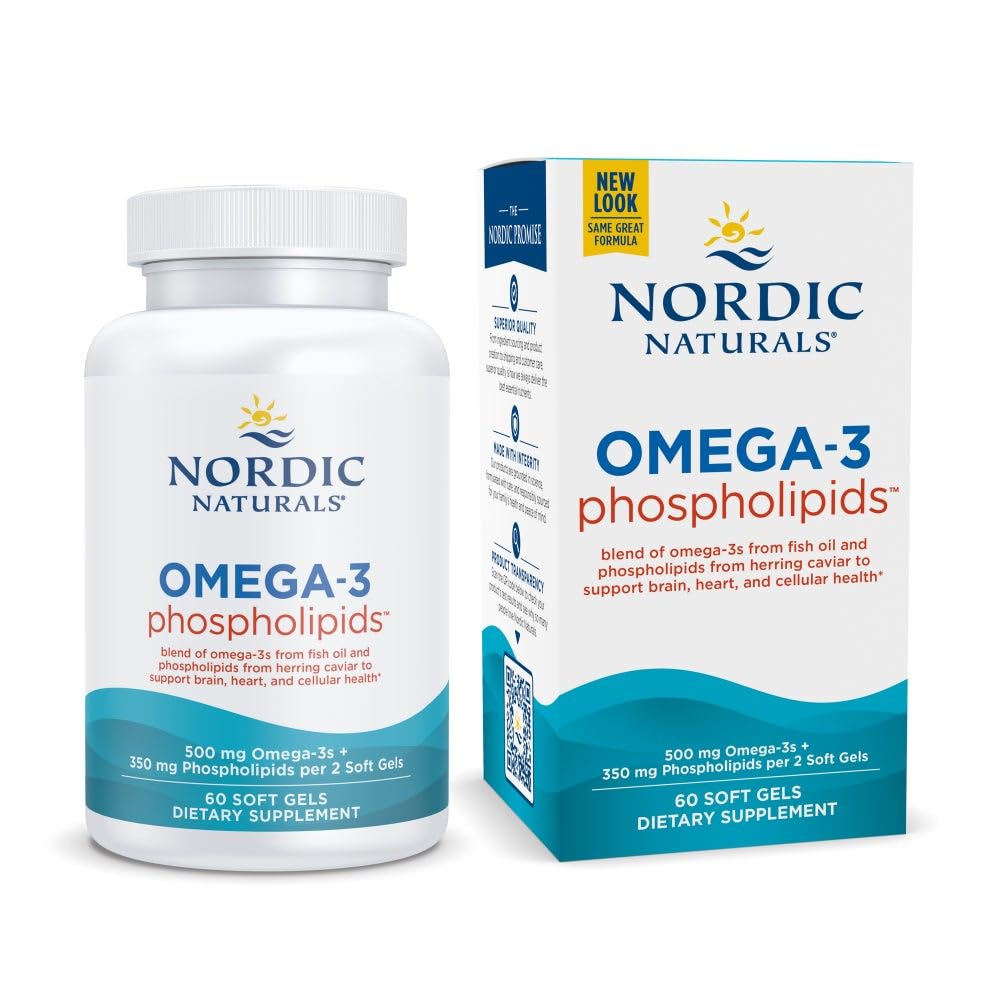 Nordic Naturals Omega-3 Phospholipids 500mg - 60 Softgels