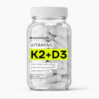 SonoHealth Vitamin D3 + K2 with BioPerine - 60 Capsules