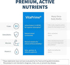 SFI Health Klaire Labs VitaPrime Multivitamin - 60 Capsules - image 5