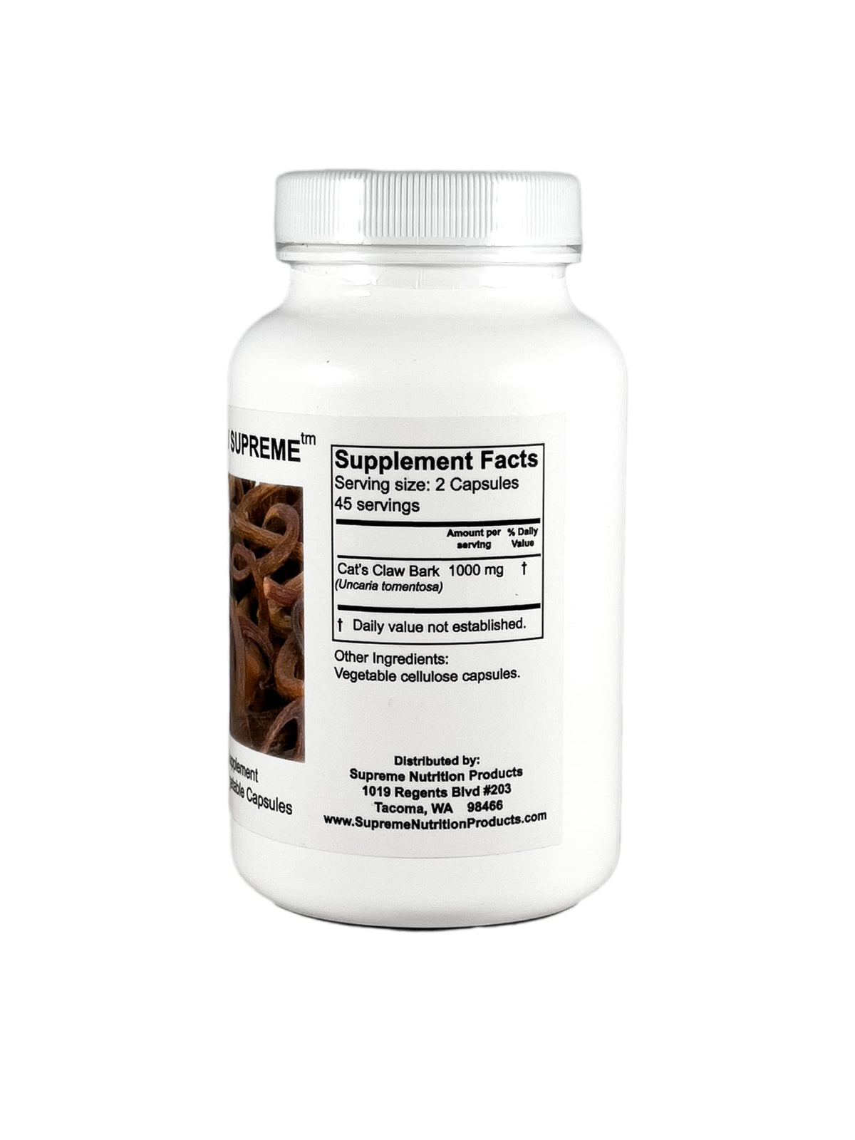 Supreme Nutrition Cat's Claw Supreme - 90 Vegetarian Capsules - image 2