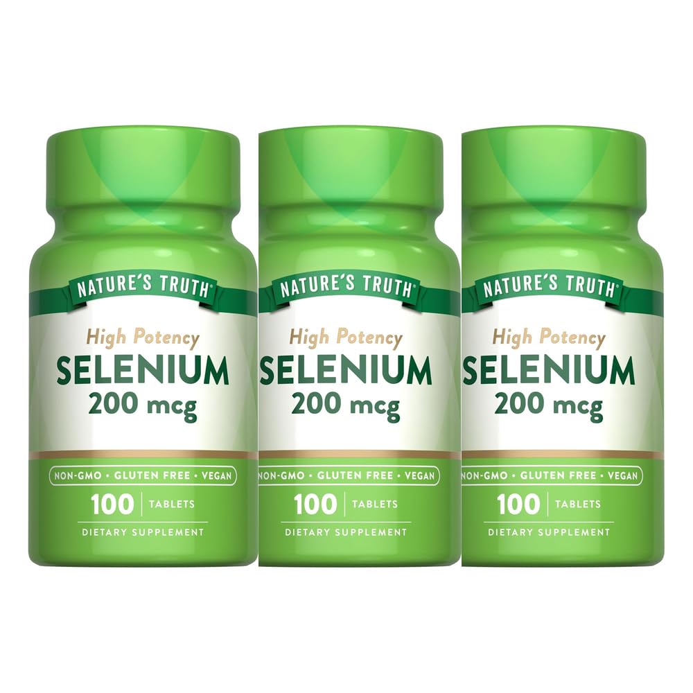 Nature's Truth High Potency Selenium 200 mcg - 300 Tablets