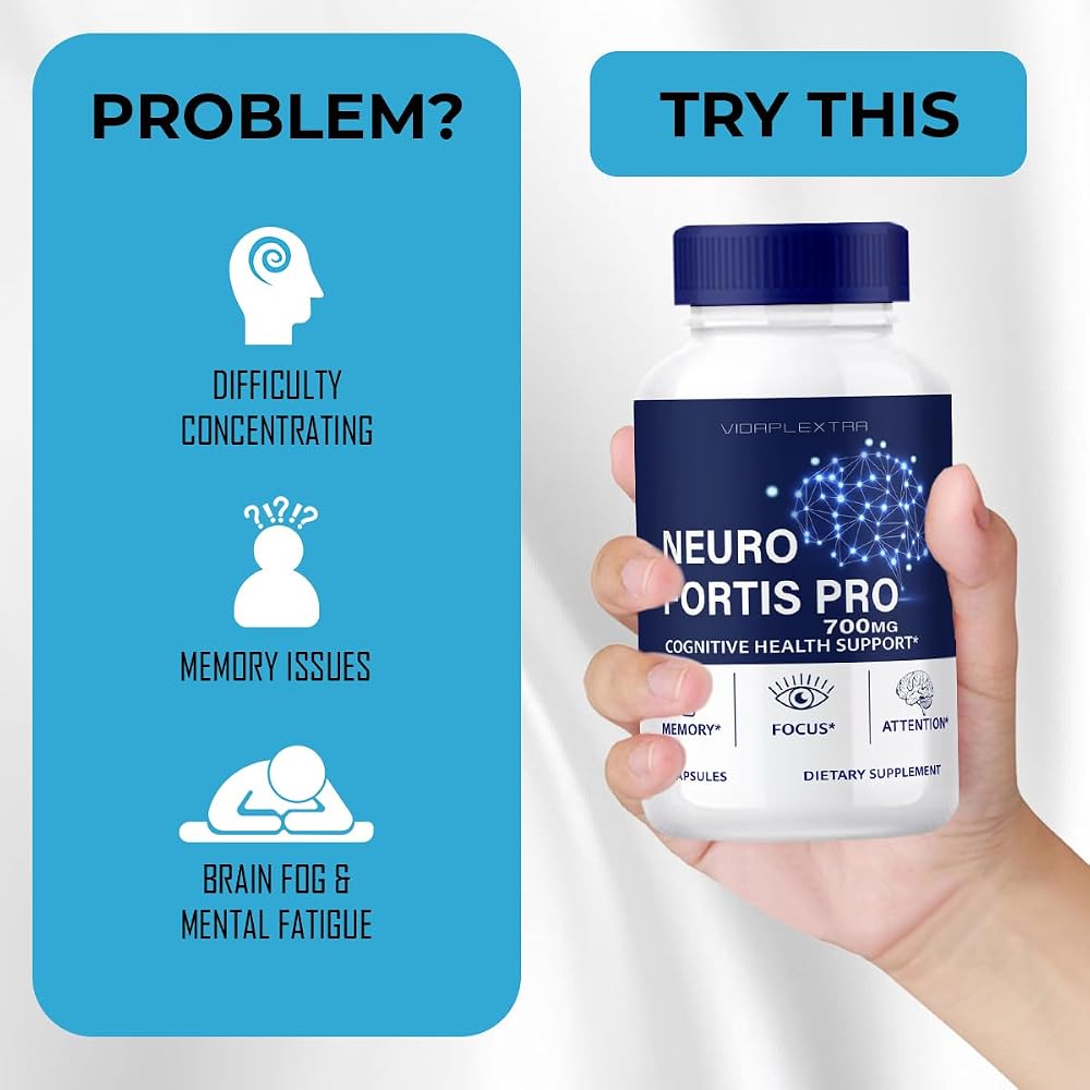 VIDAPLEXTRA Neuro Fortis Pro Cognitive Support - 180 Capsules - image 3