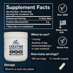 Simpli Supplements Pure Creatine Monohydrate Powder - 500g - image 2