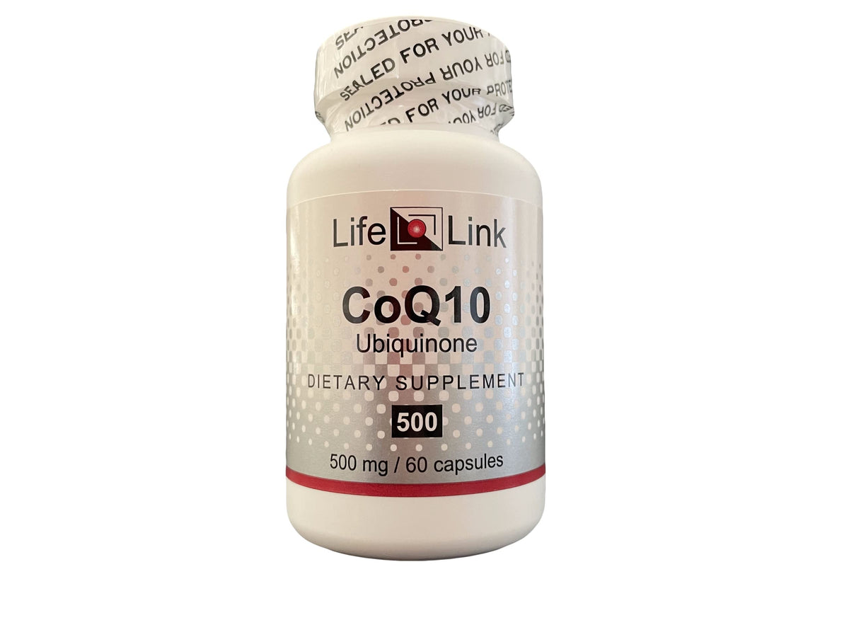 LifeLink CoQ10 500 mg - 60 Capsules