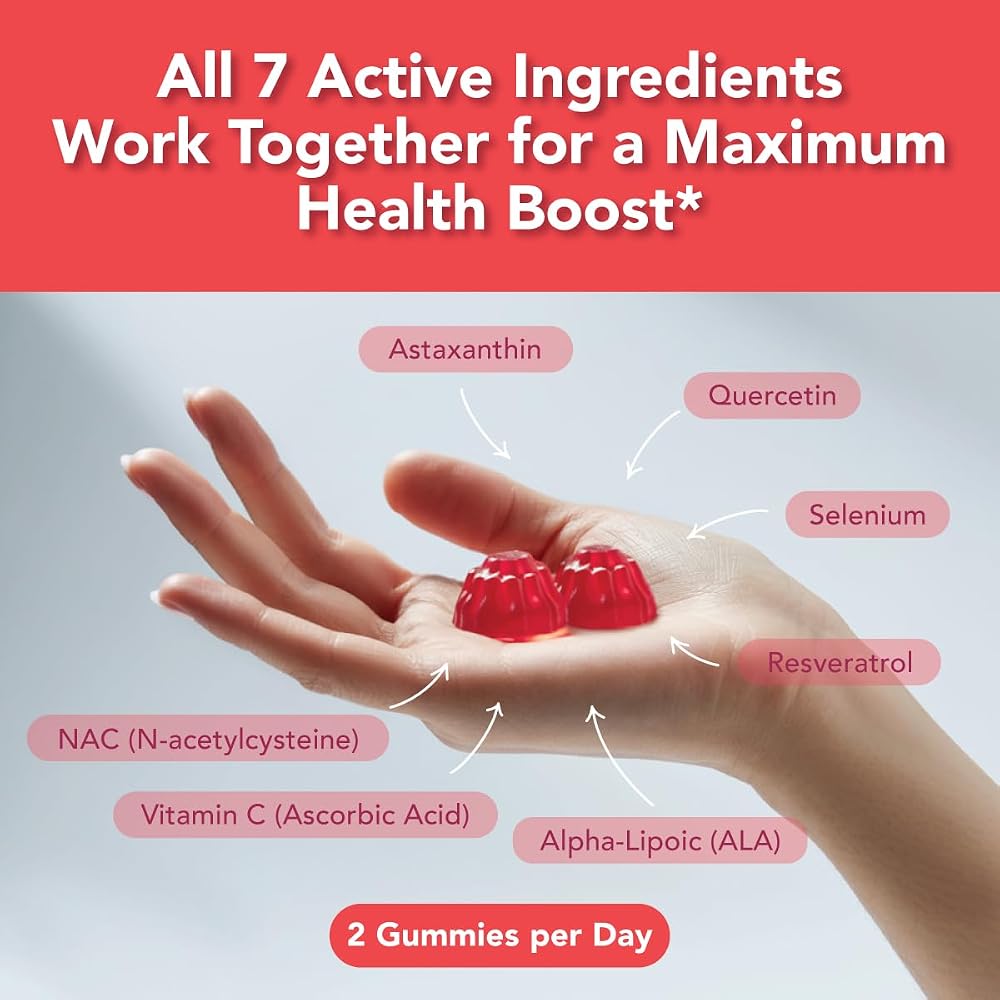 GOJOY NATURALS NACsentials 7-in-1 NAC Gummies 600mg - 60 Count - image 4