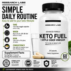 Research Labs Keto Diet Pills with Apple Cider Vinegar - 120 Capsules - image 6