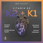 Ideal Infusion Vegan Vitamin D3 K2 K1 10,000 IU - 90 Servings - image 5