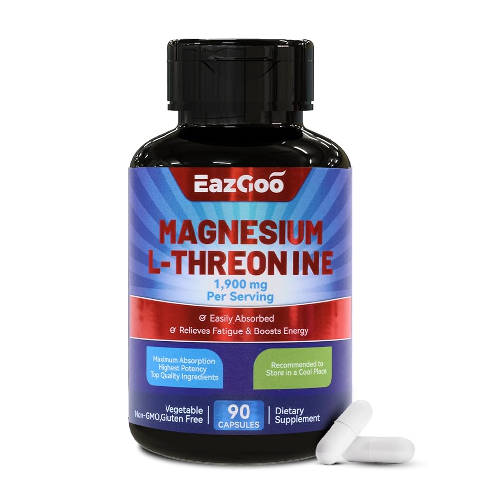 EAZGOO Magnesium L-Threonine 1900mg - 90 Capsules