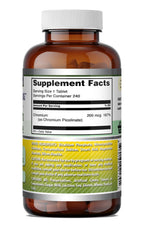 Amazing Nutrition Chromium Picolinate 200 Mcg Mineral - 240 Tablets - image 6